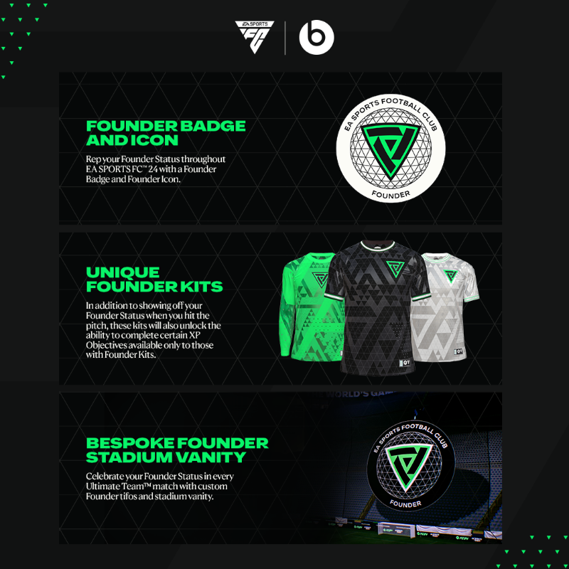 EASPORTSFC's tweet photo. Play #FC24 by November 1, get @erlinghaaland
Don’t miss out. Become a Founder and get exclusive benefits in #FC24 and beyond https://t.co/jeMwgD4nji
