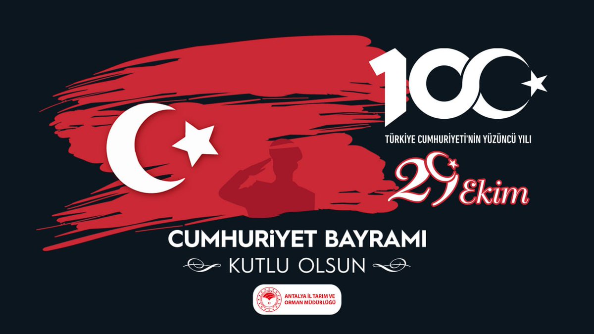 Cumhuriyetimizin kuruluşunun 100. Yılı Kutlu Olsun. 
#29Ekim #CumhuriyetBayramı 
#Cumhuriyetimiz100Yaşında 
#100YIL #BirAsır 🇹🇷🇹🇷

<a href="/ibrahimyumakli/">İbrahim Yumaklı</a>
<a href="/FratErkal/">Fırat Erkal</a>