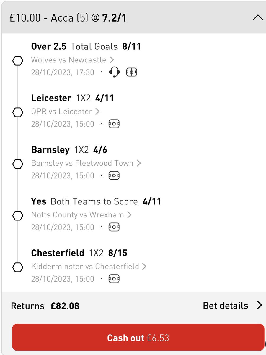 Today’s mixed acca - 7.2/1 £10 returns £82.08 🤑🤞 ——————————————————— Sign up to the link below to grab yourself £20 in free bets 👇👇 bit.ly/3ZRhSR6 18+ Play Safe, BeGambleAware. T&Cs Apply