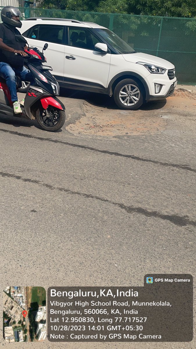 Pushpal Chatterjee (@pushpal_speaks) on Twitter photo Full sized craters in Vibgyor Road towards Kundanahalli. When will these be fixed? <a href="/DKShivakumar/">DK Shivakumar</a> <a href="/ICCCBengaluru/">INTEGRATED COMMAND AND CONTROL CENTRE</a> <a href="/BBMPCOMM/">Maheshwar Rao.M, IAS</a> <a href="/osd_cmkarnataka/">Office of the OSD to CM Karnataka</a> <a href="/0RRCA/">Outer Ring Road Companies Association ®</a> <a href="/BalagereConnect/">Namma Balagere.</a> <a href="/east_bengaluru/">Citizens Movement, East Bengaluru</a> <a href="/TOIBengaluru/">TOI Bengaluru</a> <a href="/BangaloreMirror/">Bangalore Mirror</a>
#stuckatPanathurRUB
#StinkingBalagere
#BangalorePotholes
(1/3) Full sized craters in Vibgyor Road towards Kundanahalli. When will these be fixed? <a href="/DKShivakumar/">DK Shivakumar</a> <a href="/ICCCBengaluru/">INTEGRATED COMMAND AND CONTROL CENTRE</a> <a href="/BBMPCOMM/">Maheshwar Rao.M, IAS</a> <a href="/osd_cmkarnataka/">Office of the OSD to CM Karnataka</a> <a href="/0RRCA/">Outer Ring Road Companies Association ®</a> <a href="/BalagereConnect/">Namma Balagere.</a> <a href="/east_bengaluru/">Citizens Movement, East Bengaluru</a> <a href="/TOIBengaluru/">TOI Bengaluru</a> <a href="/BangaloreMirror/">Bangalore Mirror</a>
#stuckatPanathurRUB
#StinkingBalagere
#BangalorePotholes
(1/3)