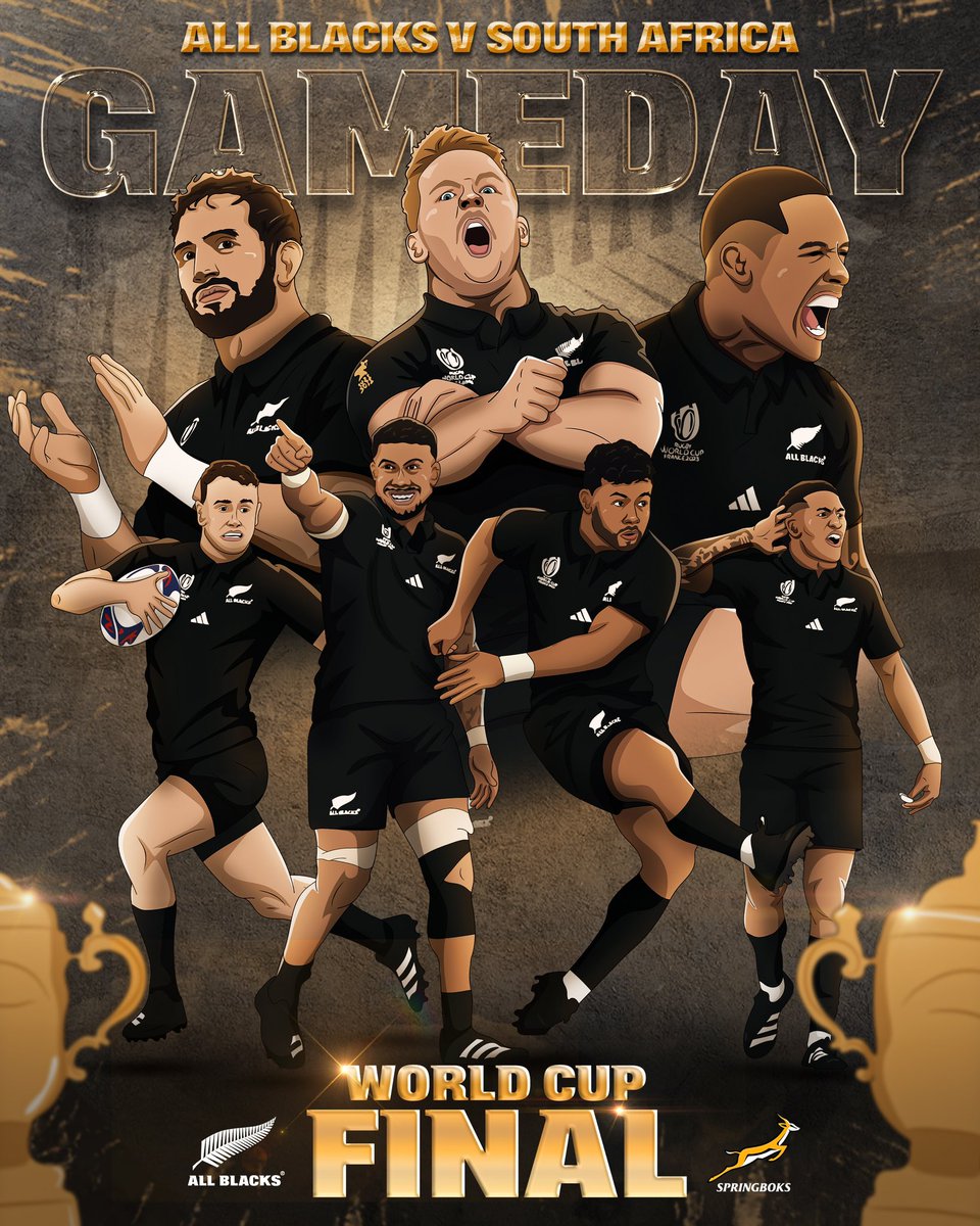 Ready to dance 🔥

#RWCFinal