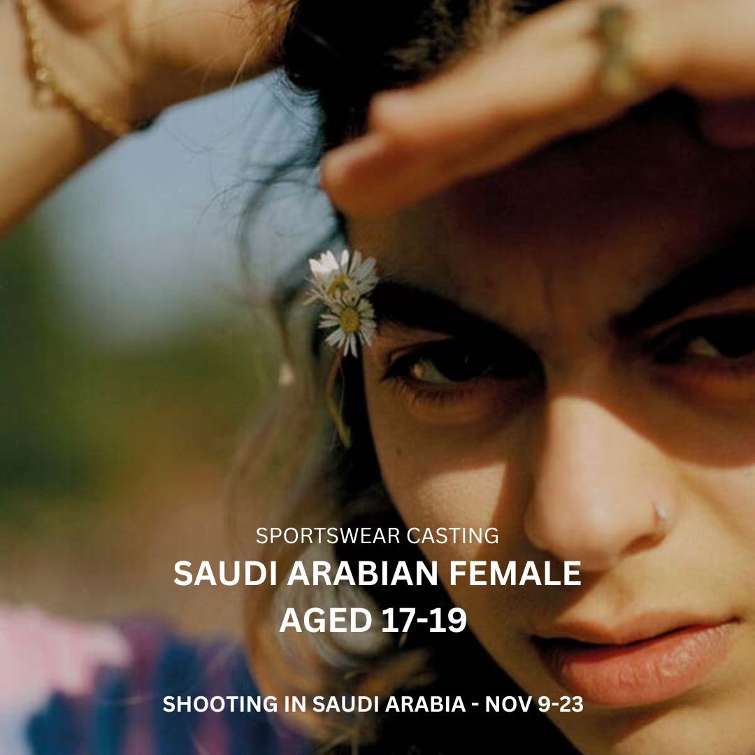 hellolucykenny's tweet photo. #CASTINGCALL for Saudi Arabian females for a sportswear commercial, email hellolucykenny@gmail.com with selfie and bio to apply 🫧 https://t.co/JWZD5tbfkD
