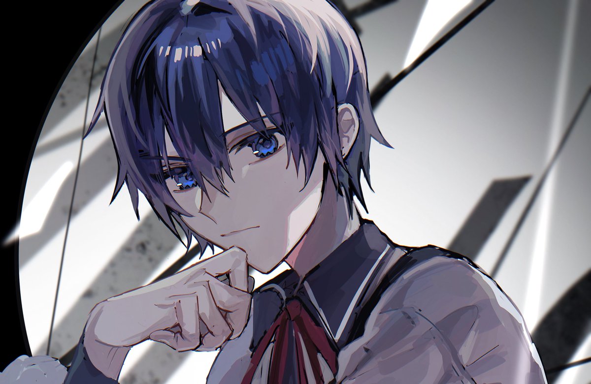 kaito (vocaloid) 1boy male focus blue hair blue eyes smile money solo  illustration images