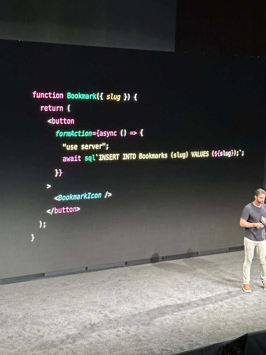_nikhilsnayak_'s tweet image. For those of you saying SQL is directly exposed to the client, please understand server components and server actions correctly from the docs. And the fact everyone is worried about SQL injection should go learn about tagged template literals #nextjs14 #serveractions