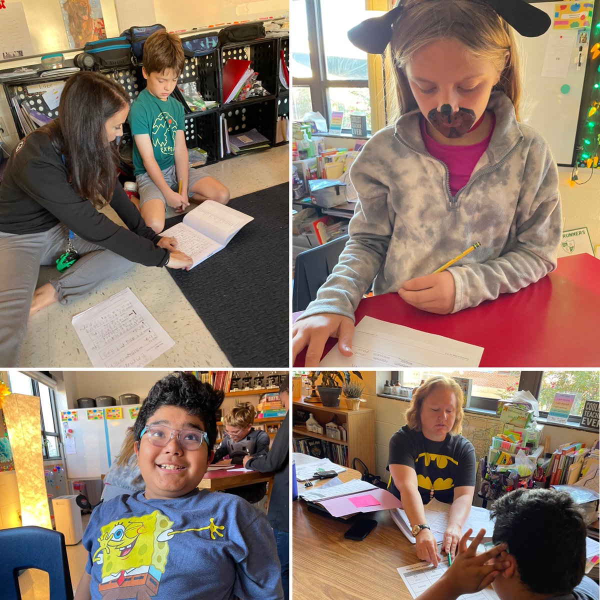 Ferguson_RES's tweet photo. So grateful for our reset last week! Students and teachers were eager to get back and work hard this week!  #4thgraderocks @weRrandolph 💚💛 #seniorproject #rmcteachers #collabfun #GEFgrant https://t.co/roe6xMfKYL
