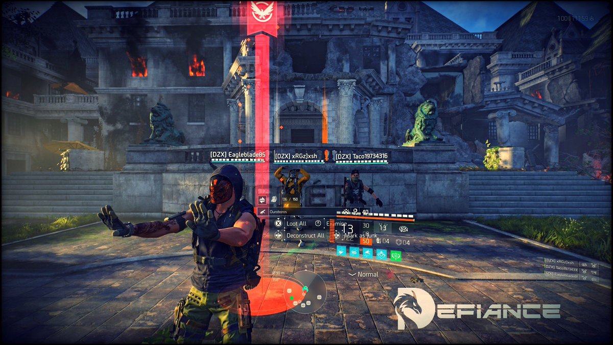 DefianceDzx's tweet photo. Clan Members getting their Ouroboros.. nice start to the weekend for some.. 

#TheDivision2 #DefianceDZX https://t.co/oLripPDTSb