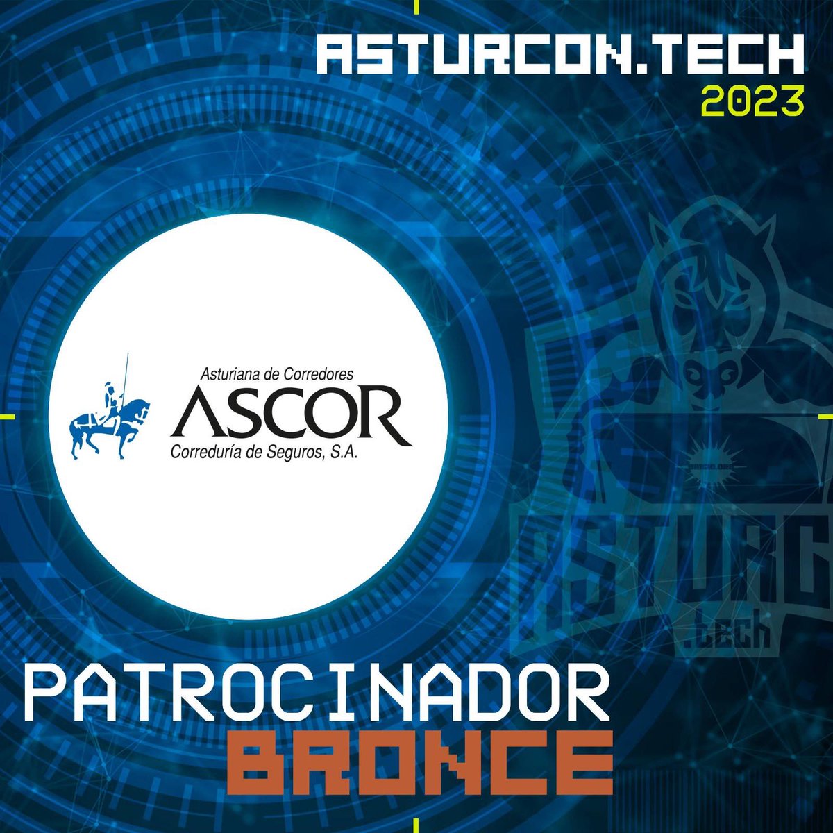 AsturCONtech's tweet image. Sábado pero esto no para! 
Anunciamos que ASCOR Correduría de Seguros vuelve a ser patrocinador BRONCE de esta segunda edición de #AsturCONTech23

ℹ️ ASCOR, Correduría de Seguros,S.A., se crea como empresa dedicada a la mediación en seguros privados el 1 de enero de 1.987,…
