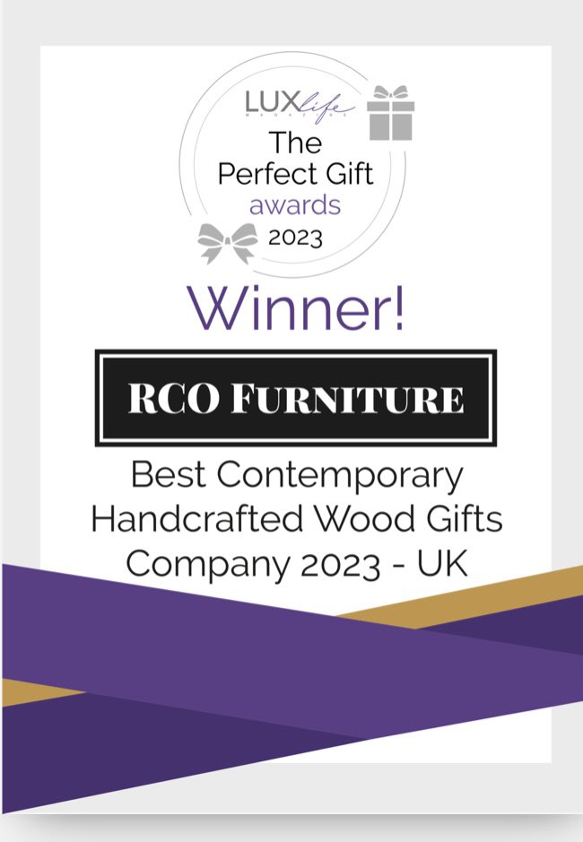 Taking orders for Christmas 🎁. You can personalise w message +choose colour/design. Or visit our #ayrshire #largs stockists @Geraldos_Largs Awarded Perfect Gift U.K. 2023. Email info@rcofurniture.com 📞 07511 597 341