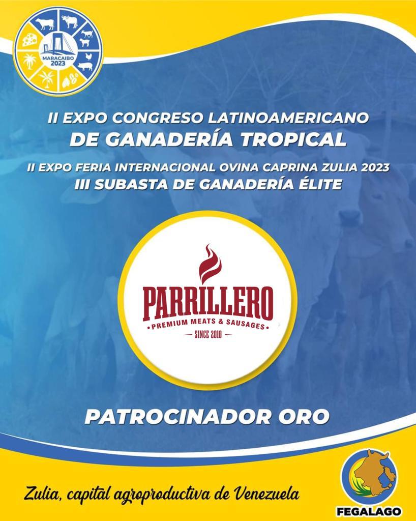 Estamos a pocos días para la inauguración del II Expo Congreso Latinoamericano de Ganadería Tropical, y continúa  creciendo el respaldo de las empresas más reconocidas del sector agroalimentario. Hoy damos la bienvenida a Parrillero como Patrocinador Oro