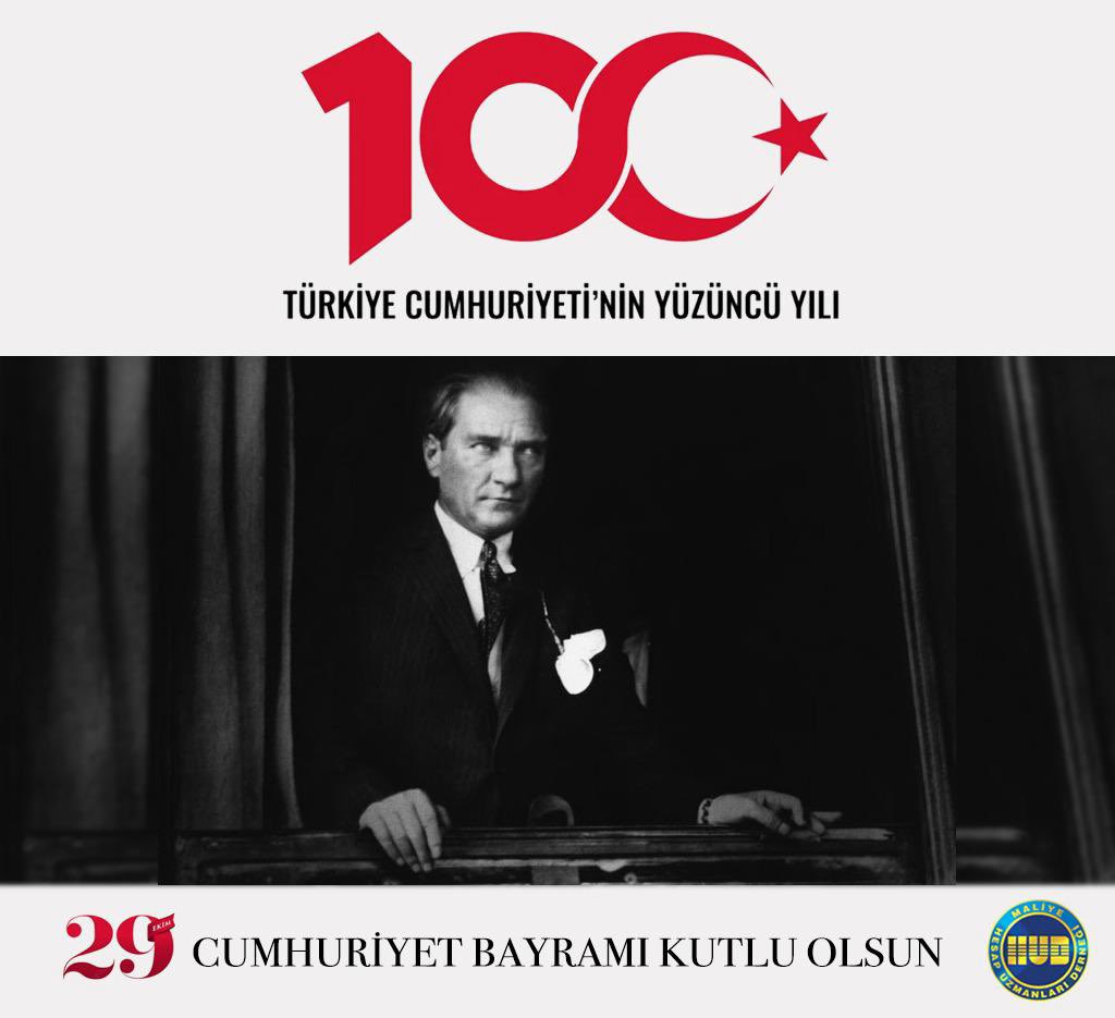 Ulu önder Atatürk’ün armağanı; herkese eşit olabilme, hayallerini takip edebilme ve uygar bir medeniyette yaşayabilme şansı veren Cumhuriyetimizin 100. yılı kutlu olsun. 
Daha nice 100 yıllara…
#yaşasınCumhuriyet