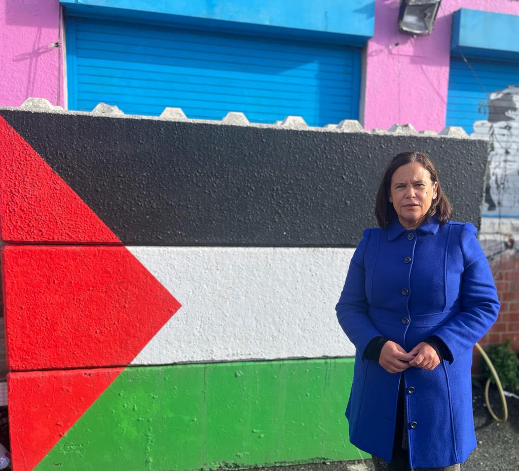 MaryLouMcDonald's tweet photo. Cabra For Palestine #CeasefireNOW https://t.co/gNvOG9jyVM