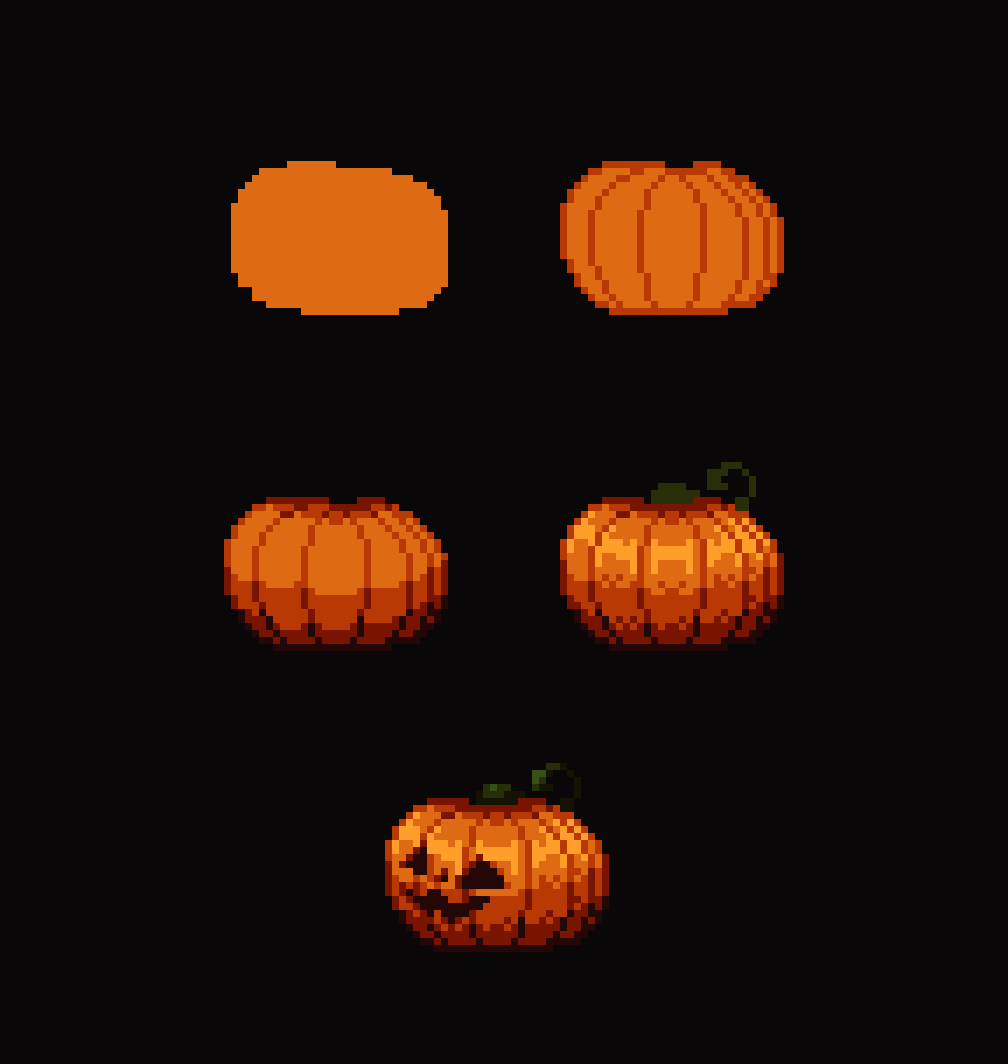パンプキンの描き方🎃
ハロウィン絵待ってます