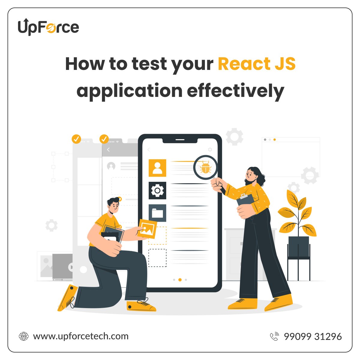 UpforceT60125's tweet image. Mastering ReactJs testing techniques with UpforceTech: Boost your confidence in writing efficient code for your application. #ReactJsTesting #UpforceTech
#ReactJsInspiration #UpforceTech #reactjs #reactjsdeveloper #reactjsdevelopers #reactjsdevelopment #reactjsdevelopmentcompany