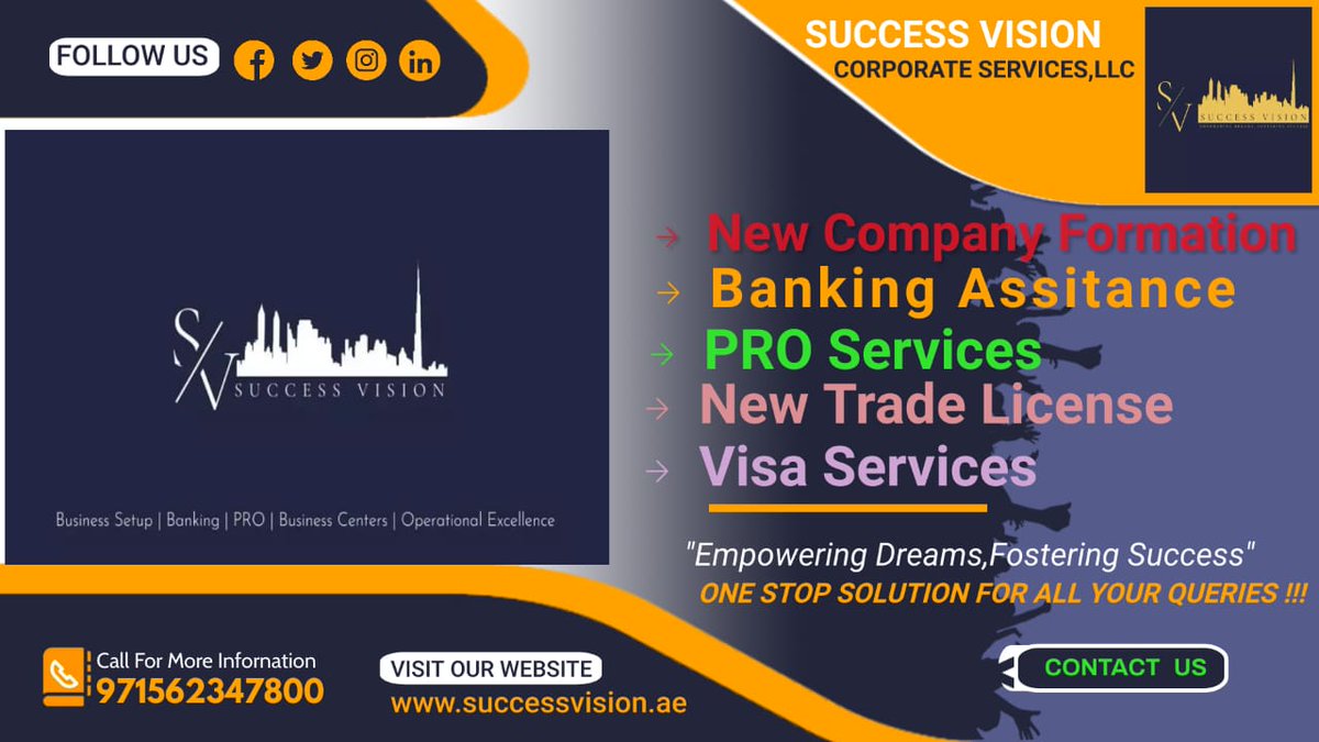SuccessVision's tweet photo. Contact us for the details and best market price of our services. https://t.co/FwlmA9HM8W