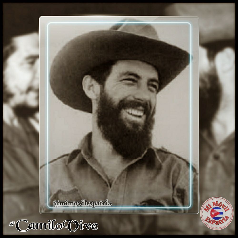 Hoy homenajeamos al señor de la vanguardia a 64 años de su desaparición física, nuestro querido Camilo Cienfuegos Gorriarán.

#CamiloVive #CamiloEsPueblo