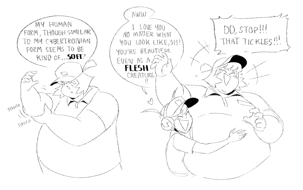 Rolls has thoughts about her human form 🤔 