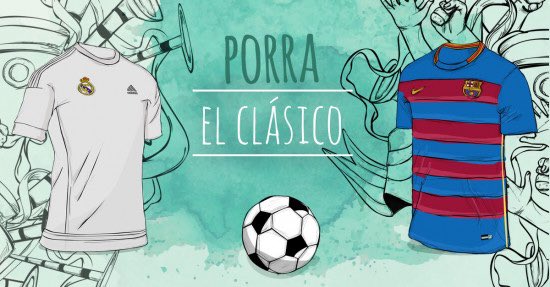 #LAPORRADELCLASICO

Participa en nuestra porra!

🔹GANAS 1 AÑO DE NUESTRO SERVICIO TOTALMENTE GRATIS💯(UN SOLO GANADOR)

PARA PARTICIPAR COMENTA LOS RESULTADOS EN ESTA PUBLICACIÓN 

🔸RESULTADO Y GOLEADOR/ES

#ElClasico #BarcelonaRealMadrid

🔁RT➕️❤️
