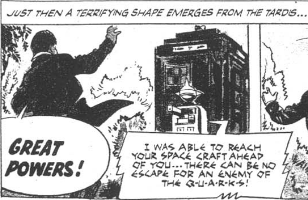 DWUDatabase's tweet photo. I can accept a lot in the TV Comics but the idea that Quarks can break into the TARDIS is a step too far for me #Doctorwho #Duellists https://t.co/mXnDEGTWur