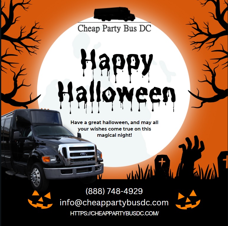 cheappartybusdc's tweet photo. Cheap Party Bus DC for Halloween

🎃 Get ready to spook and groove! Join us on the Cheap Party Bus DC for the ultimate Halloween bash. Costumes, fun, and frights await. Don't miss out! 👻🚌 #HalloweenPartyBusDC #CheapPartyBusDC https://t.co/Cr28qpQTqG