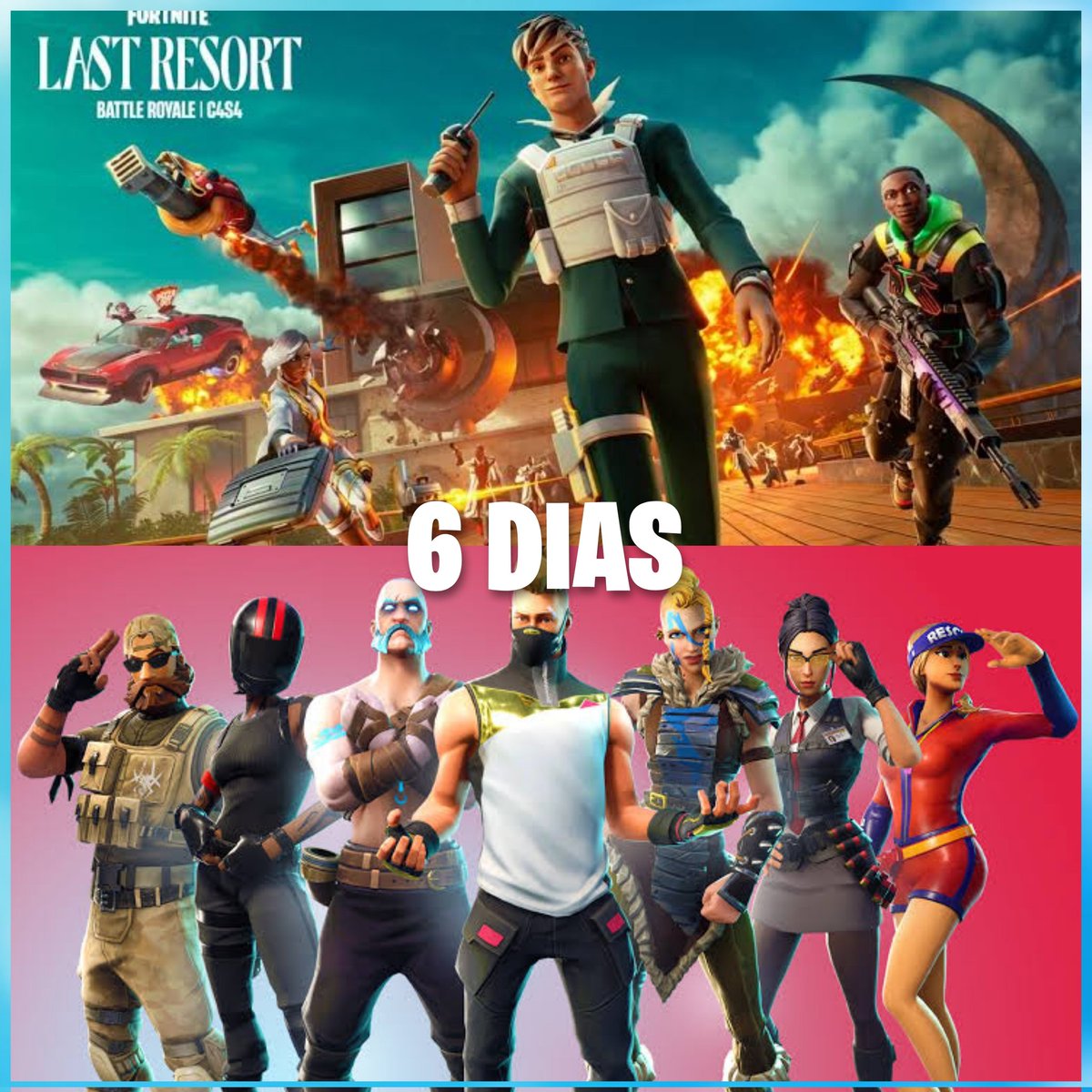 g_pereira47's tweet image. Bom dia... 😁

Restam 6 DIAS para o final do Capítulo 4: Temporada 4 — Última Reserva! ⏰
Faltam 6 DIAS para voltarmos para o Capítulo 1! ☁️

Qual seu nível e nota para essa temporada?
Qual seu hype para a volta do Capítulo 1? 

#FortniteOG #goNOT