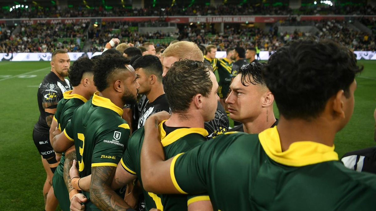 Despite the Kiwis’ best efforts to rattle Australia before the game, an understrength Kangaroos side proved too strong for New Zealand, ahead of the Pacific Championship final next week 👀 bit.ly/3ScHG8E