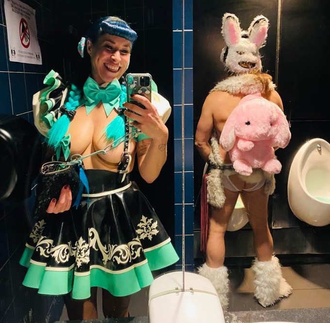 Fab night out at @torture_garden #Halloween ball with my friend Lizzie   #fetishclub #antidotelatex #psychobunny<a class="tags" target="_blank" title="On Twitter" href="/?out=eyJ0eXAiOiJKV1QiLCJhbGciOiJIUzUxMiJ9.eyJpYXQiOjE3MjQxMzEzNDUsImlzcyI6InR3cG9ybnN0YXJzLmNvbSIsIm5iZiI6MTcyNDEzMTM0NSwiZXhwIjoxNzU1NjY3MzQ1LCJyZWRpcmVjdF91cmwiOiJodHRwczovL3R3aXR0ZXIuY29tL3RvcnR1cmVfZ2FyZGVuIn0.KSOw4y5qRXA0co5XDPtAeQH3NUszKe9gMANAEsZUvp1TBdPAG0MGi_6CLEwGZ1-e2Gc0yhokRVHw5AT30nIKSw">@torture_garden</a><a href="/tag/halloween"class="tags">#Halloween</a><a href="/tag/trickortreat"class="tags"><span>#trickortreat</span></a><a href="/tag/torturegarden"class="tags"><span>#torturegarden</span></a><a href="/tag/fetishclub"class="tags"><span>#fetishclub</span></a><a href="/tag/psychobunny"class="tags"><span>#psychobunny</span></a>