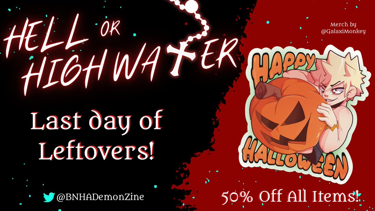 The gates of hell are closing soon! 👹  

🎃 Get yourself a Halloween treat on our last day of leftover sales!