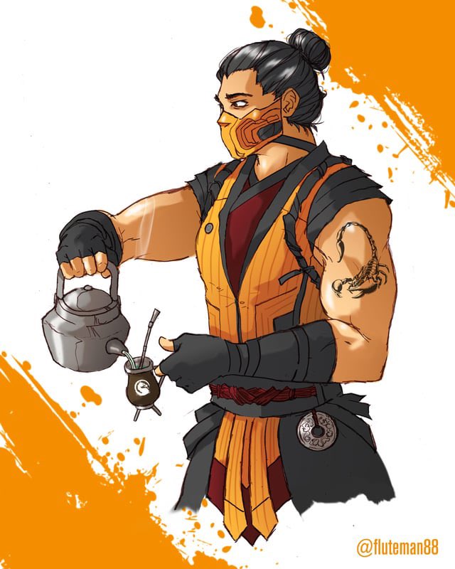 Majed Alkanderi (@majed_cosplay) on Twitter photo “ SCORPION’S MATERO…”
Most funniest and famous meme of scorpion with the teapot XD
Don’t forget to check the latest updates for the new Mortal Kombat upcoming season 🔥🔥🙏🏽
Fanart by <a href="/fluteman88/">fluteman88</a>
<a href="/MortalKombat/">Mortal Kombat 1</a> <a href="/noobde/">Ed Boon</a> #Scorpion #scorpioncosplay “ SCORPION’S MATERO…”
Most funniest and famous meme of scorpion with the teapot XD
Don’t forget to check the latest updates for the new Mortal Kombat upcoming season 🔥🔥🙏🏽
Fanart by <a href="/fluteman88/">fluteman88</a>
<a href="/MortalKombat/">Mortal Kombat 1</a> <a href="/noobde/">Ed Boon</a> #Scorpion #scorpioncosplay