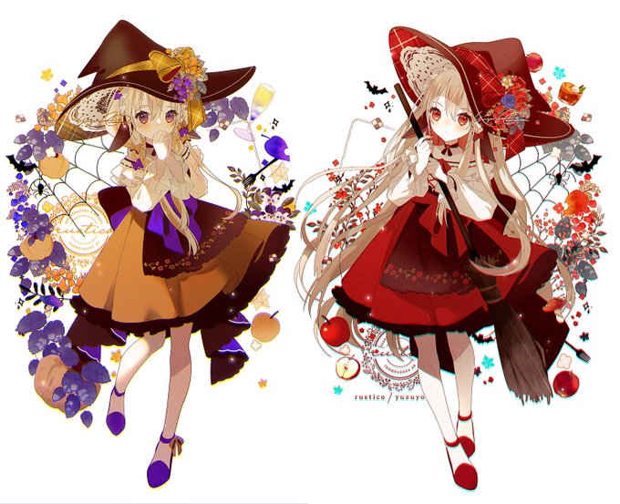 「jack-o'-lantern multiple girls」 illustration images(Latest)
