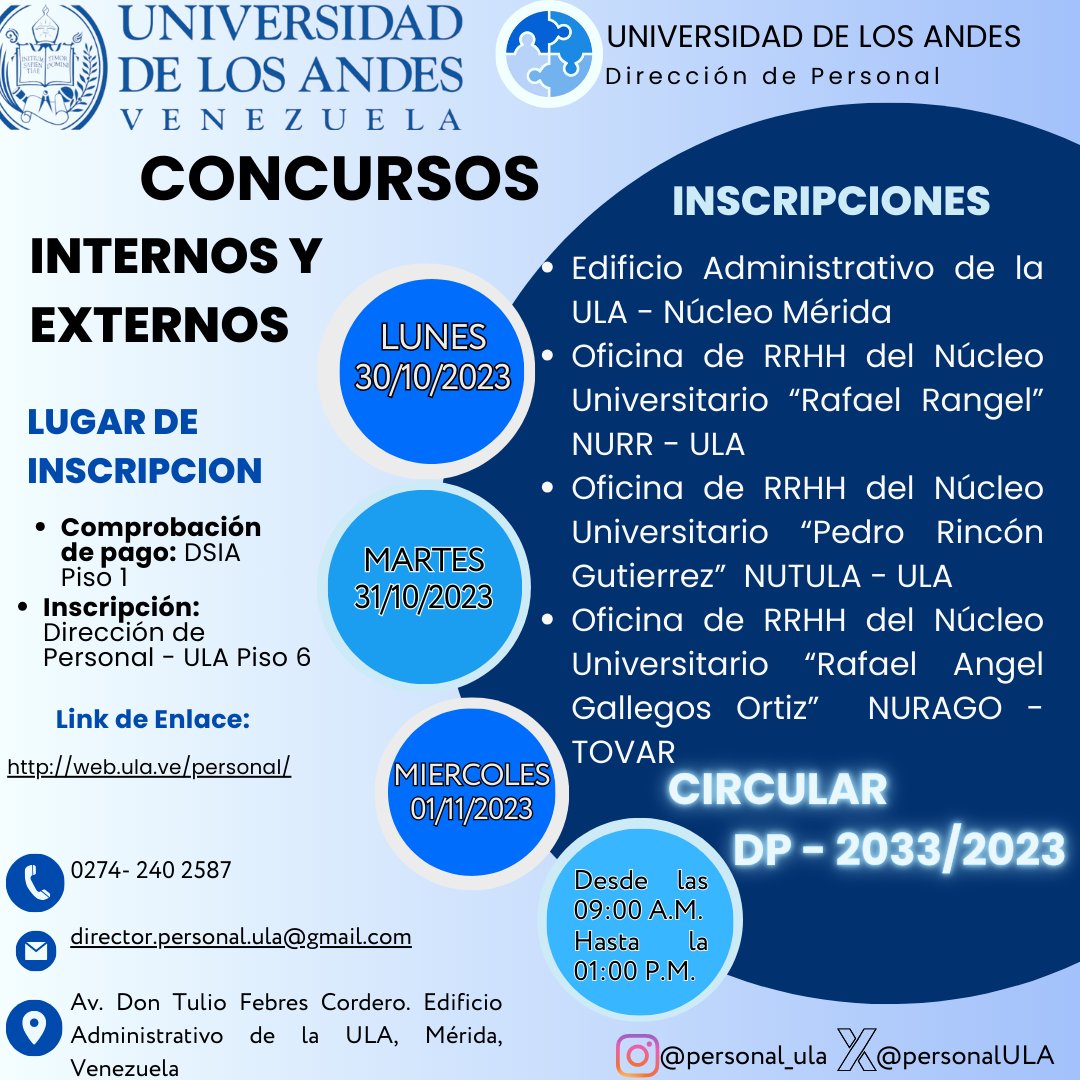 Dirección Personal - Universidad de Los Andes tweet media