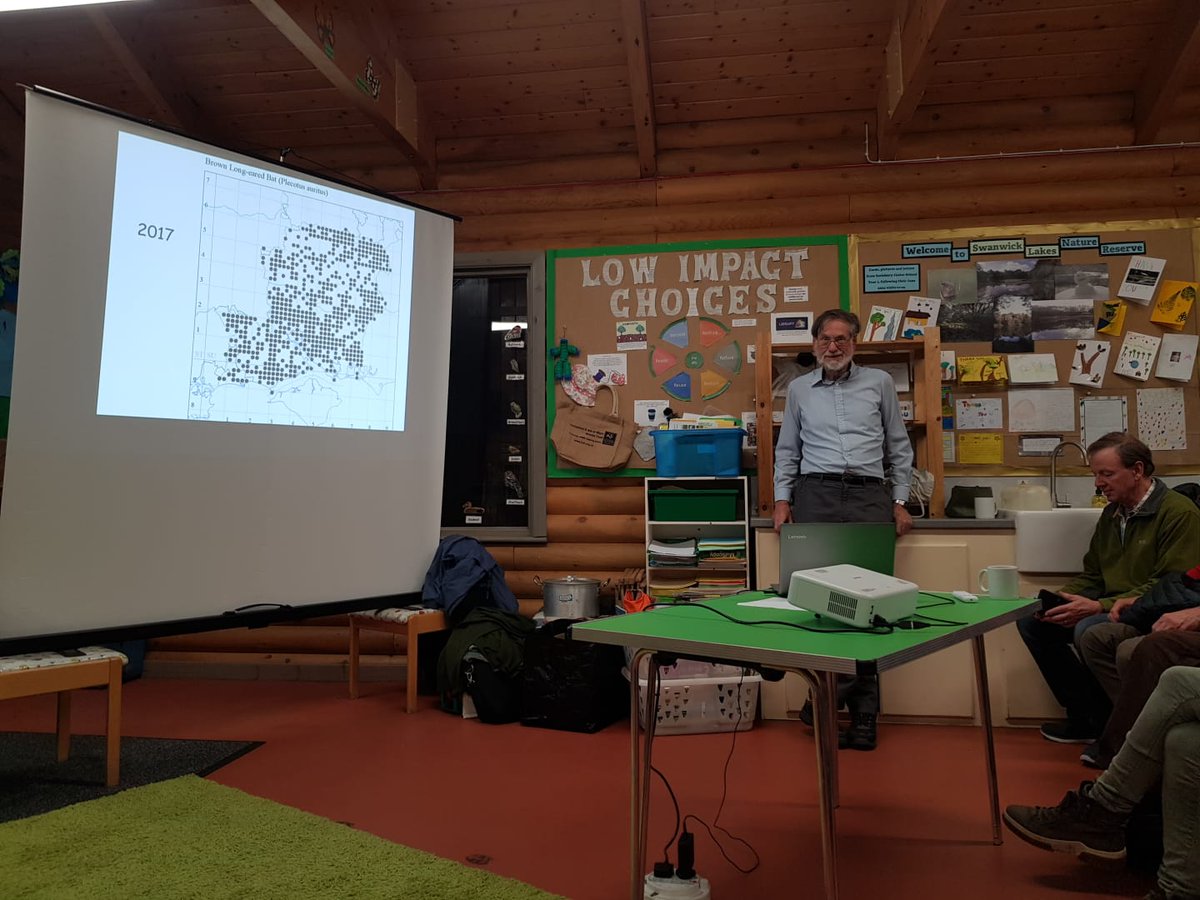 Thanks to everyone who attended our meeting on Thursday. And a HUGE thanks to our chair Nik for the talk on our bat records!!!!! Keep an eye out for info on our hibernation surveys starting soon. 

#bat #bats #Hampshire #wildlife #conservation