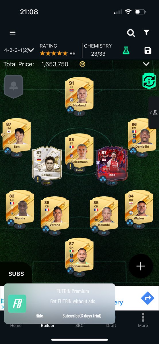 JamesBees1989's tweet photo. @FUT_Rory https://t.co/68C363f7w0