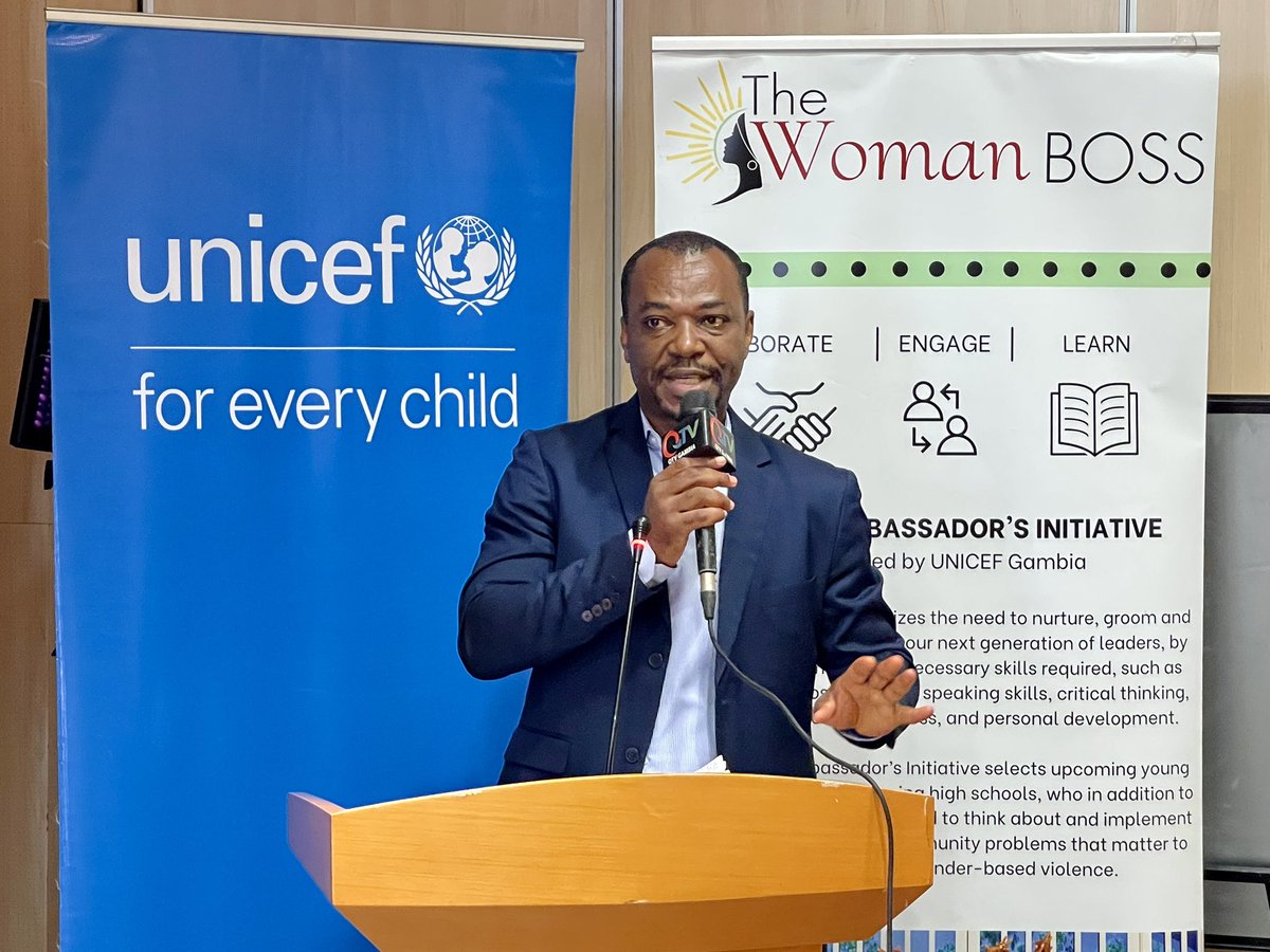 Our final event for #DayOfTheGirl 2023. 

We’re at the Sir Dawda Kairaba Jawara International Conference Center today, together with <a href="/UNDP_TheGambia/">UNDP The Gambia</a> and <a href="/thewoman_boss/">The Woman Boss</a>, to listen to girls from across The #Gambia as they discuss their rights and wellbeing.