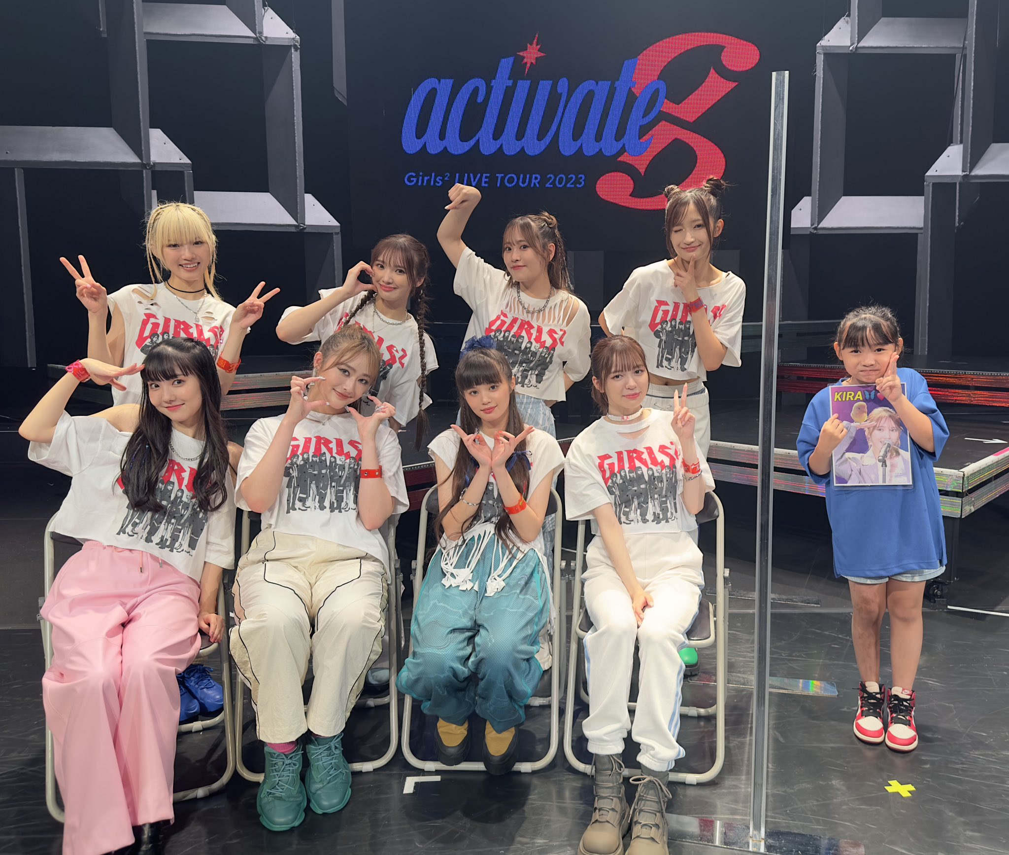 girls2 チェキ 小川桜花 小田柚葉 増田來亜