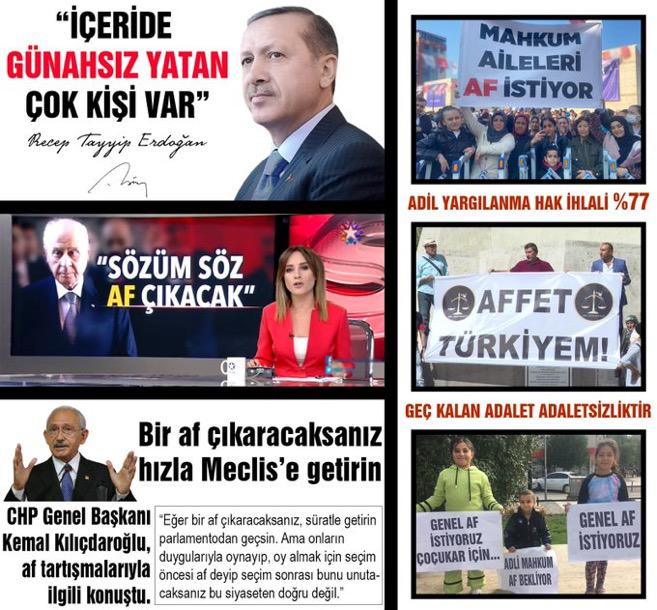 AF İSTİYORUZ 
#GenelAf 
🇹🇷🇹🇷🇹🇷🇹🇷🇹🇷🇹🇷
BU MİLLET AF BEKLİYOR AF

<a href="/RTErdogan/">Recep Tayyip Erdoğan</a> <a href="/yilmaztunc/">Yılmaz TUNÇ</a> <a href="/iletisim/">T.C. İletişim Başkanlığı</a> <a href="/TBMMGenelKurulu/">TBMM Genel Kurulu</a>