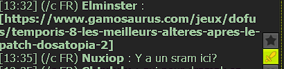 Arhialia's tweet photo. @DOFUSfr franchement j'ai rien contre les certains sites tiers comme celui ci mais faites vous le tri dans les liens postés dans le tchat ? sinon autant tous les interdire et ne permettre que les sites d'Ankama et Dofus, franchement je m'y suis habituée sous Bdo et ça marche très bien https://t.co/s7TjJPqrFu