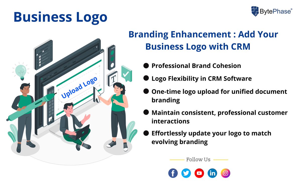 Business Logo

Branding Enhancement : Add Your Business Logo with CRM

#BusinessLogo #CRM #document #BrandingEnhancement #BrandCohesion #customerinteractions #update #logoupload