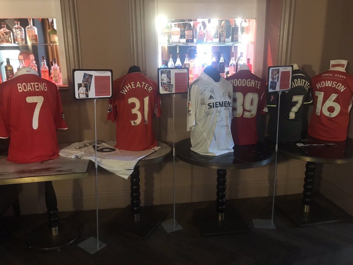 Another great display from @boroshirtmuseum at Bloom. Get along before todays game.