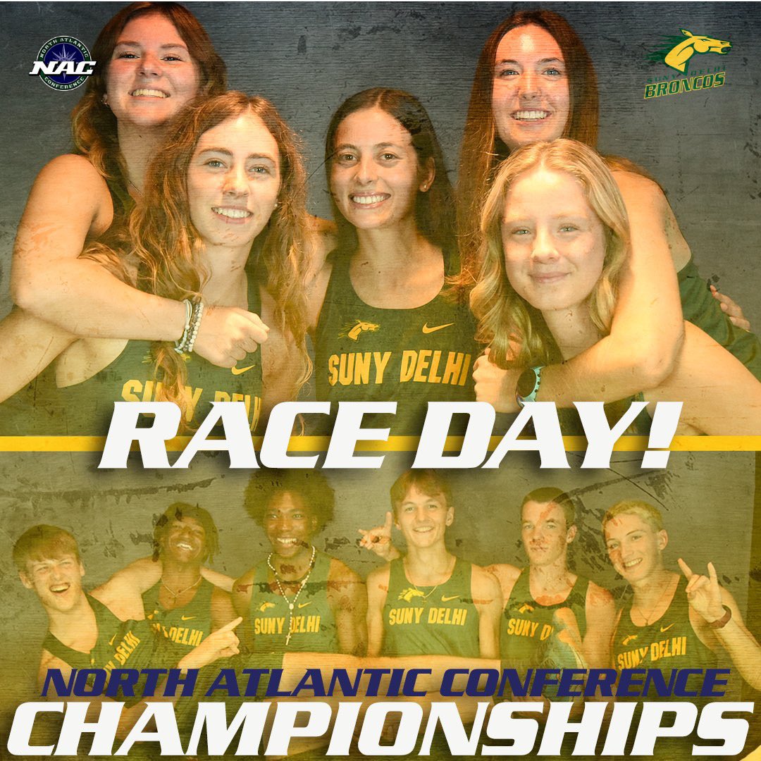 SUNY Delhi Broncos (@delhibroncos) on Twitter photo <a href="/SUNYDelhiXC_TF/">SUNY Delhi XC | T&F</a> heads out to the NAC Championships with the women running at 11 and men at 12:30! <a href="/SUNYDelhiXC_TF/">SUNY Delhi XC | T&F</a> heads out to the NAC Championships with the women running at 11 and men at 12:30!