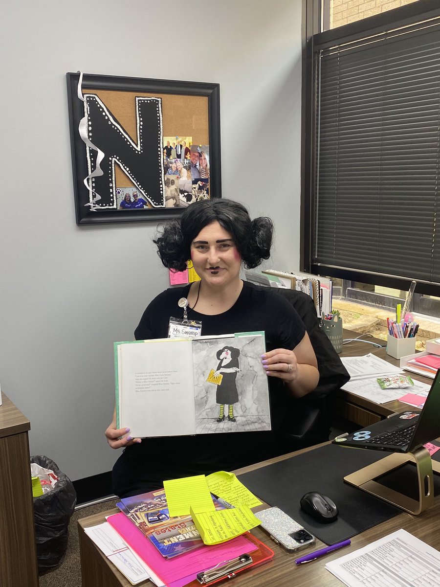 NatashaBowden5's tweet image. My absolute favorite book and costume this year @CFISDJowell!!!  Will the REAL Miss Nelson please stand up!
#sheunderstoodtheassignment