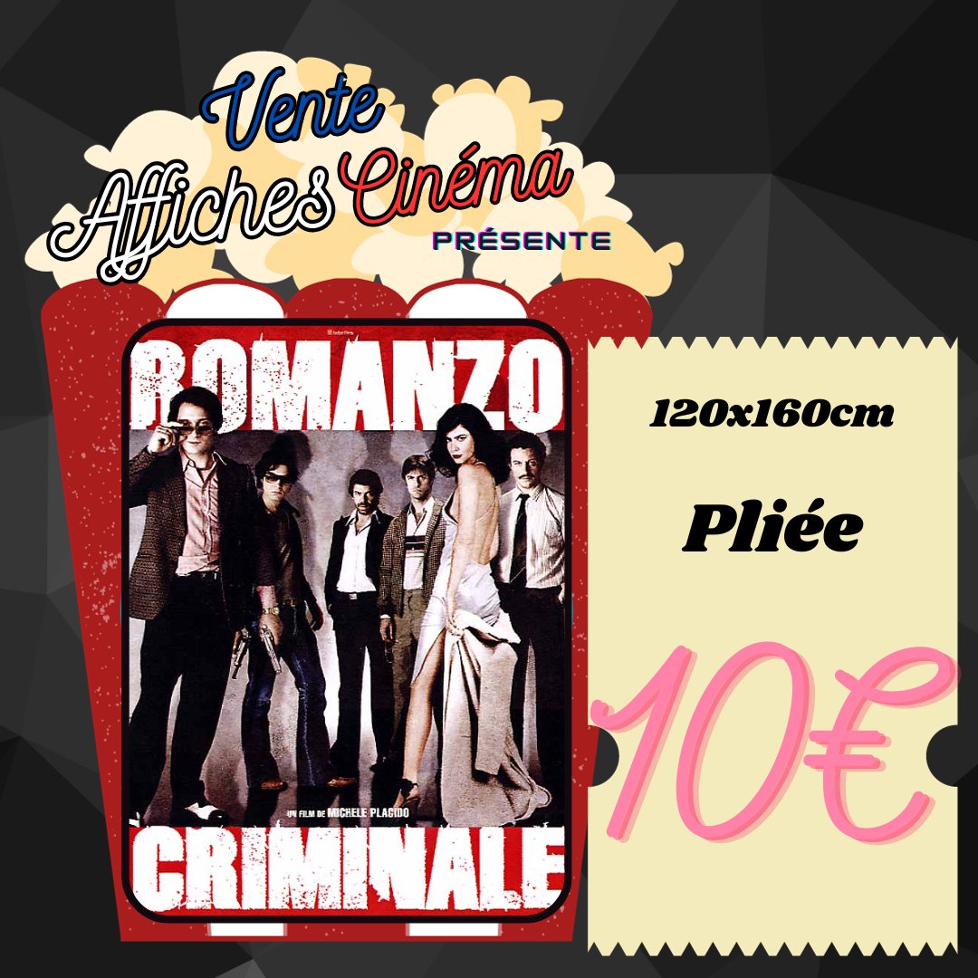 Affiche 120x160cm.
Elle est pliée.

Romanzo criminale

#LeLibanais
#Rome
#Italie
#Scialoia
#Patricia

#VenteAffichesCinema #Movies #RomanzoCriminale #MichelePlacido #GiancarloDeCataldo #StefanoRulli #PierfrancescoFavino #AnnaMouglalis #GianmarcoTognazzi

venteaffichescinema.fr/boutique?store…