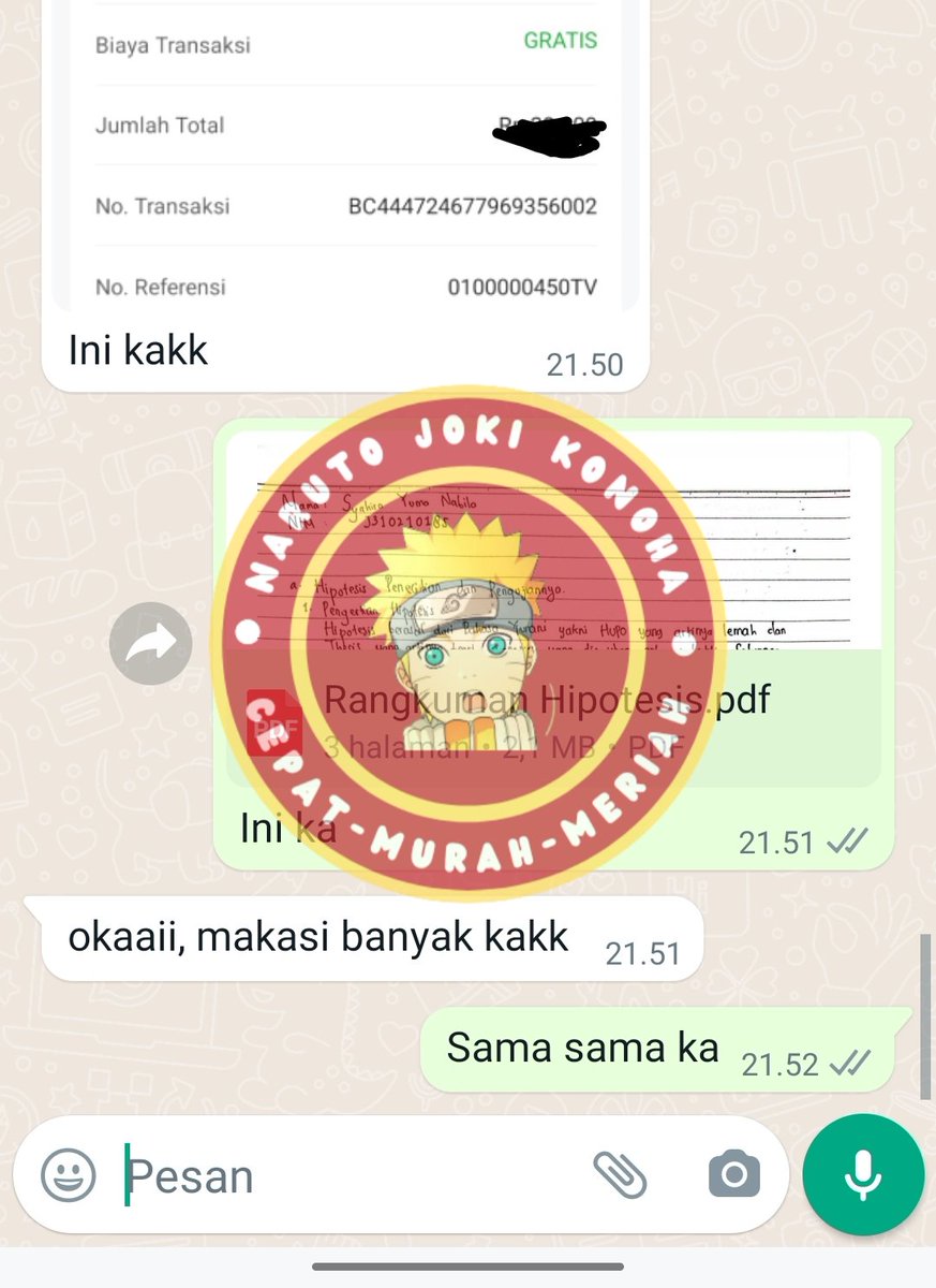 Selamat malam ka!
Yuk yang butuh joki tugas, Om Naruto bisa bantu banget bantu buat makalah, essay, tulis, artikel, skripsi, review, analisis, tugas sekolah, dll. Hubungi aja ke wa.me/message/KAM763…
Ditunggu!!
#starlinkforgaza 
#zonauang️ 
#ZonaBA 
#FreePalestine 
#Jungkook