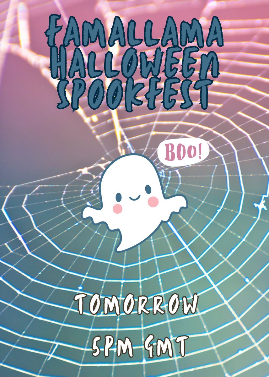 🎃👻 Famallamas Spook Fest is just around the corner! Join us tomorrow at 5 PM on the Famallama Server for a spine-tingling good time. Get ready for costume contests, mini-games, and more! Don't miss out on the Halloween fun! 🦙🕹️👻 #FamallamasSpookFest
