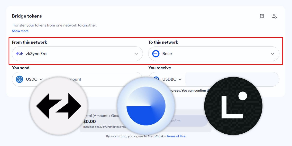 Farming $MASK, $BASE, $LINEA, and $ZKS at the same time!

<a href="/MetaMask/">MetaMask 🦊</a> announced bridges to and from <a href="/zksync/">ZKsync</a> Era, <a href="/BuildOnBase/">Base Build</a>, and <a href="/LineaBuild/">Linea.eth</a>!

Spend 5 minutes and guarantee HUGE airdrops👇

🔖 Before starting, add this thread to your bookmarks so you don't lose it.

So, metamask