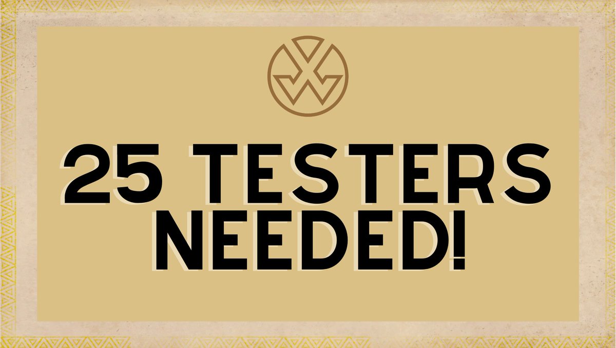 25 GAME TESTERS NEEDED! 🦁❤️

Please DM if interested. 

We're excited to take a giant leap forward in the development of our game, and we need your help to make it happen! We're looking for 20-25 enthusiastic and dedicated testers to join our exclusive game testing team. 🎮♥️