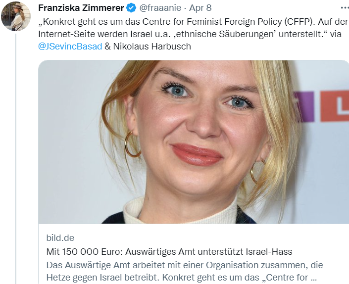 MollersPaul's tweet photo. @lime_green_leni Halten Sie Ihren Mund.
Ihre grüne Außenministerin tut sich zusammen mit den schlimmsten Israelhasserinnen (und Islamismusförderinnen) der Republik.
"Center for Feminist Foreign Policy"
#Baerbock #Chebli #Lunz #Callamard #Zakaria #Gümüsay https://t.co/R3Y50jiR4x