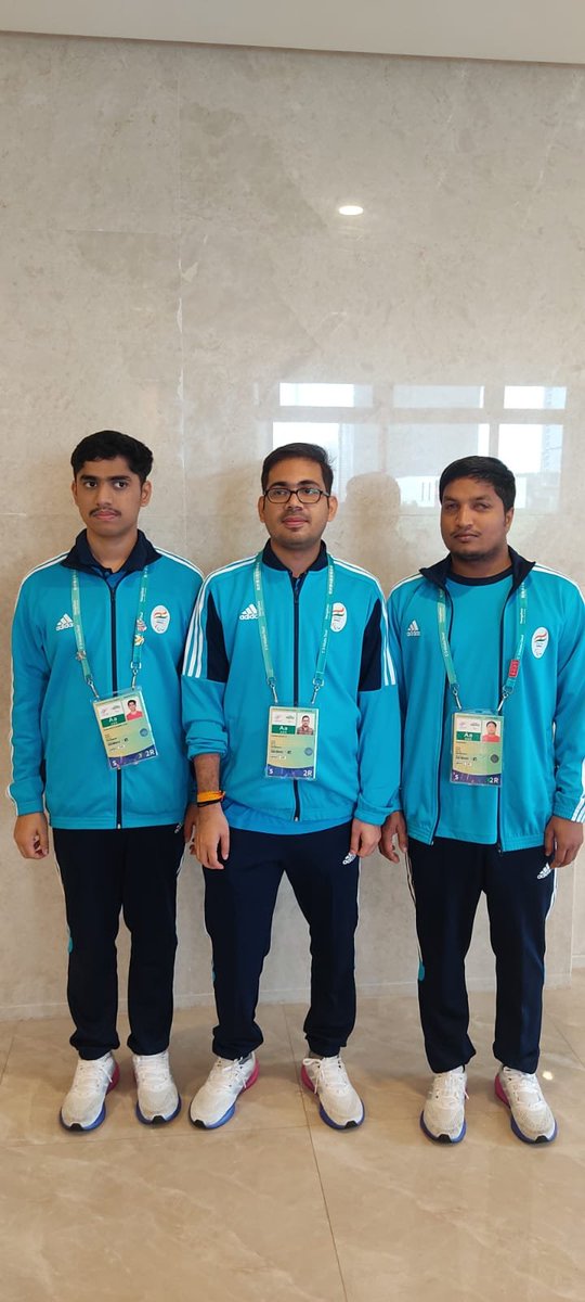 Huge Congratulations to Kishan Gangolli, Aryan Joshi, and Somendra for securing the Bronze Medal in Men's Chess B2 Category Team. Best wishes to them for their future endeavours.