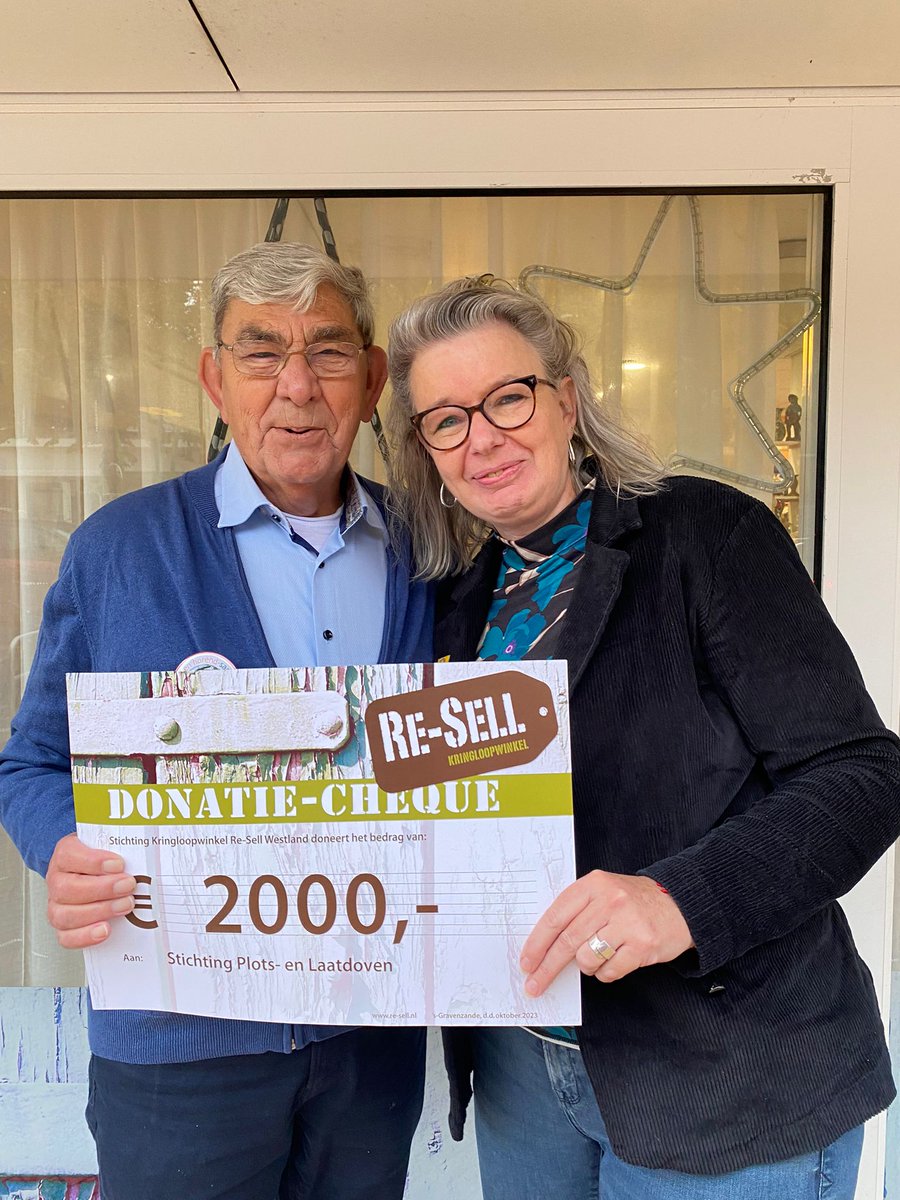 Wij ontvingen een geweldige bijdrage van €2000 voor ons internationale congres volgend jaar van re-sell kringloopwinkel.

m.facebook.com/story.php?stor…