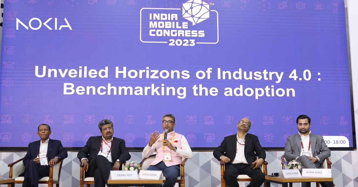 'Industry 4.0 is a buzzword across industries today. Going further, #Industry40 will witness momentum across sectors such as government offices, #IT parks etc.,' @vinish1, Head of Enterprise Emerging Business and Webscale, at an industry session during #IMC2023.
