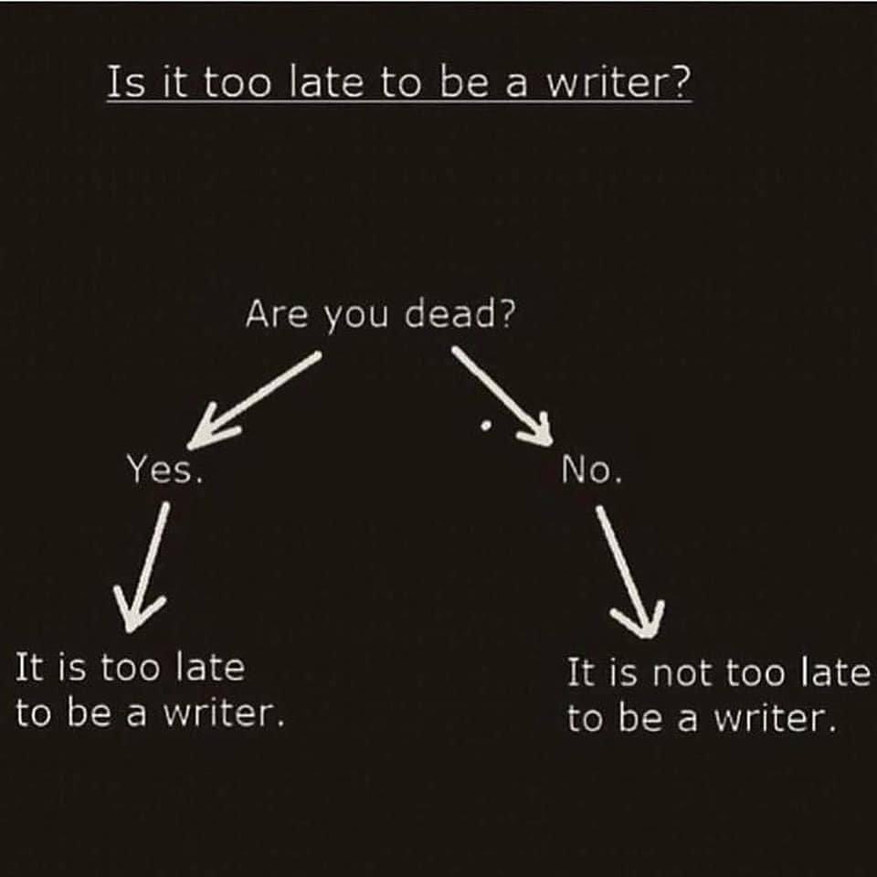 #writerscommunity #ACFW #christianwriters
I’m glad it’s not too late!